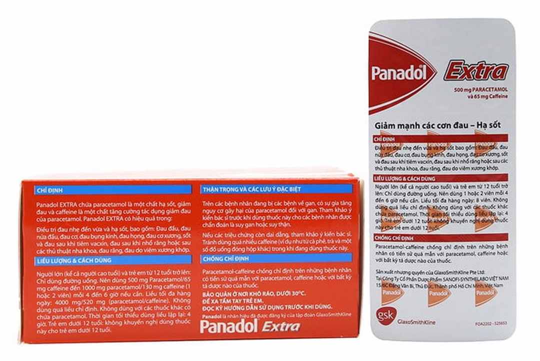 Phụ huynh không nên tự ý sử dụng thuốc Panadol cho trẻ em