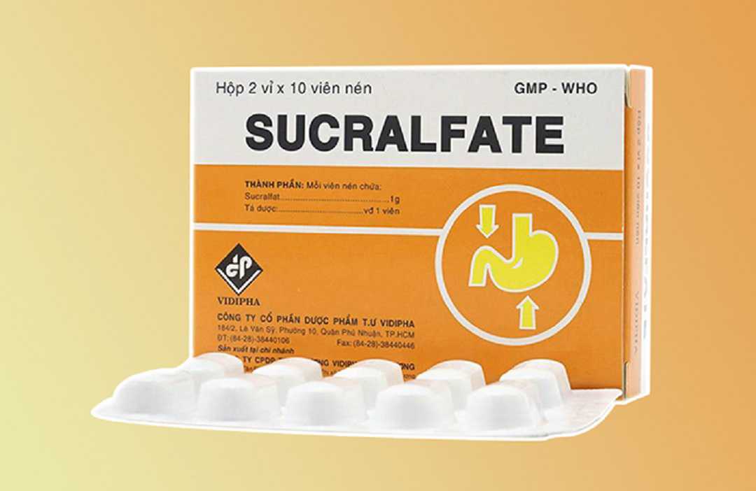 Thuốc điều trị trào ngược dạ dày thực quản Sucralfate giúp hỗ trợ điều trị bệnh