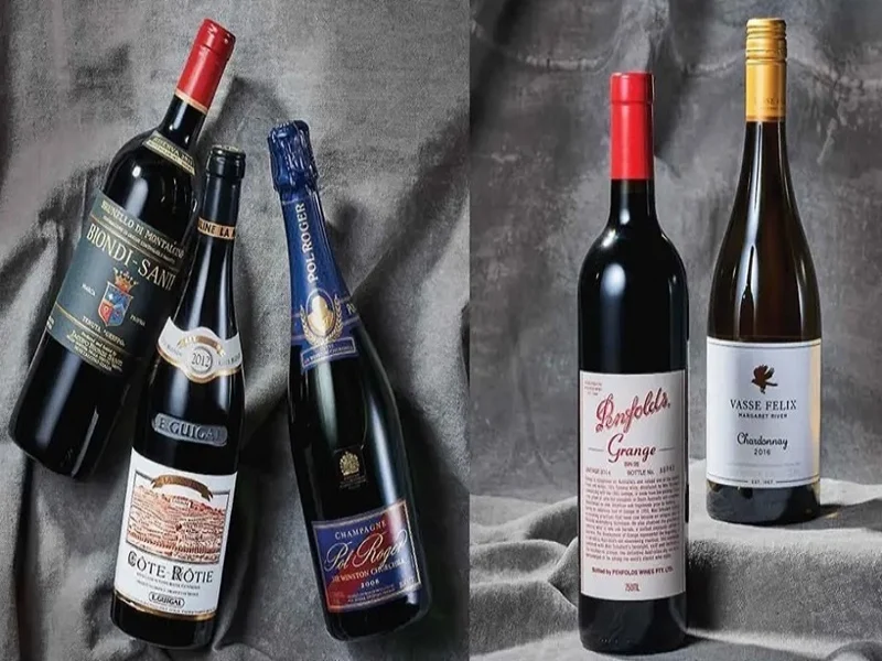 Vang Pháp luôn giữ vị trí hàng đầu